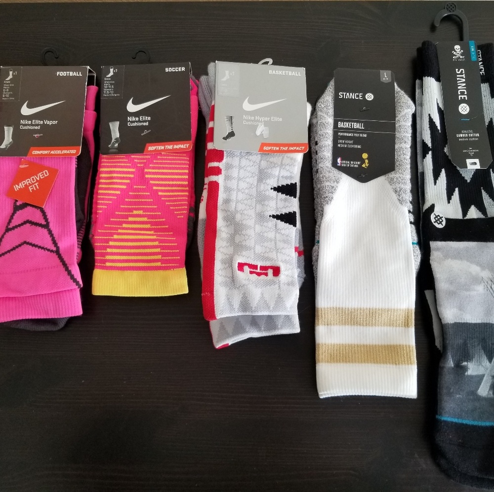 Nike elite basketball soccer football socks